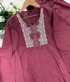 KF Kalaai Cotton Embroidery Kurti With Bottom Dupatta Wholesale Market In Surat